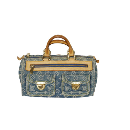 Louis Vuitton Blue Denim Neo Speedy