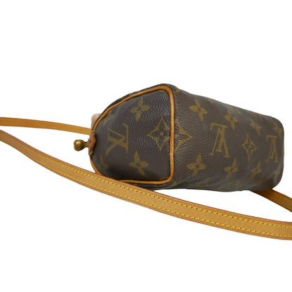 Louis Vuitton Nano Mini Speedy Shoulder Hand Bag