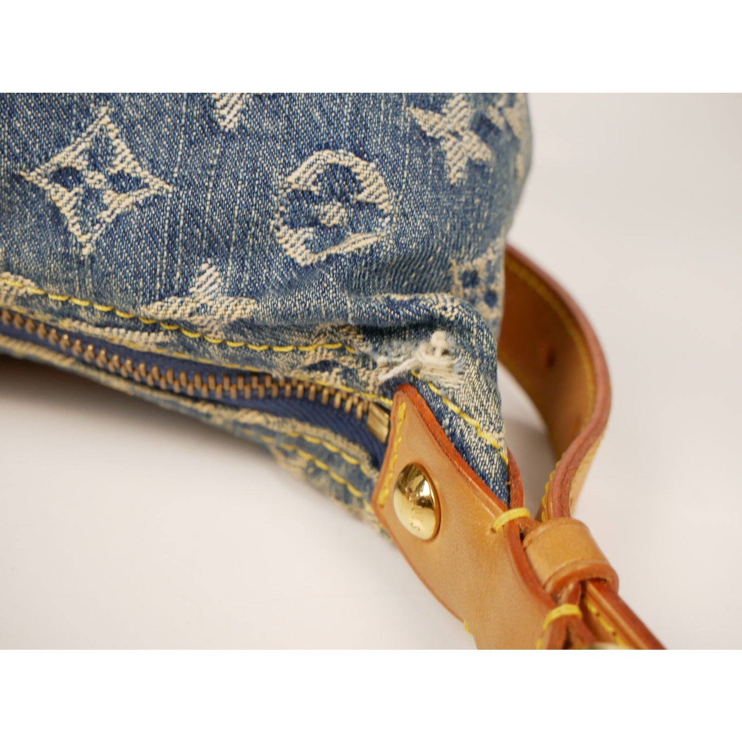 Louis Vuitton Denim Baggy Shoulder Bag