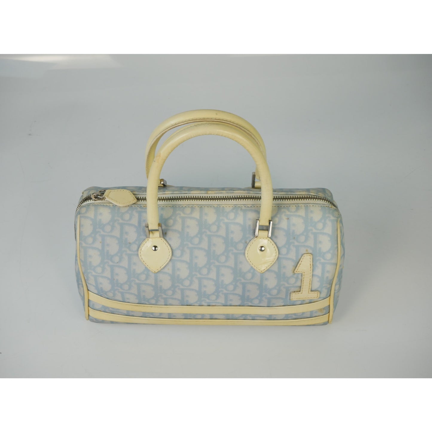 Christian Dior Light Blue Gloomy Boston Handle Bag