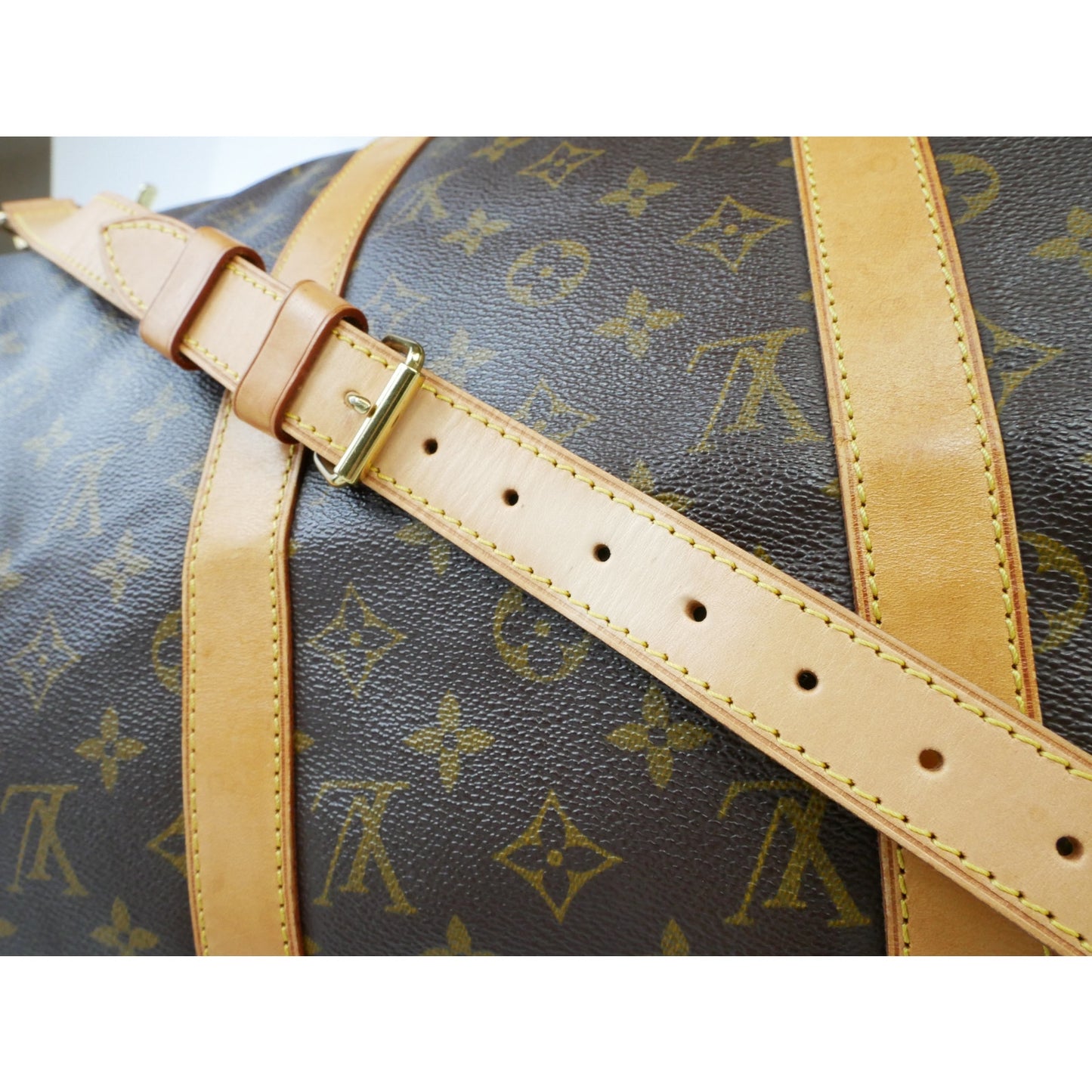 Louis Vuitton Monogram Canvas Keepall Bandouliere 50 Bag