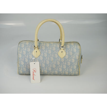 Christian Dior Light Blue Gloomy Boston Handle Bag