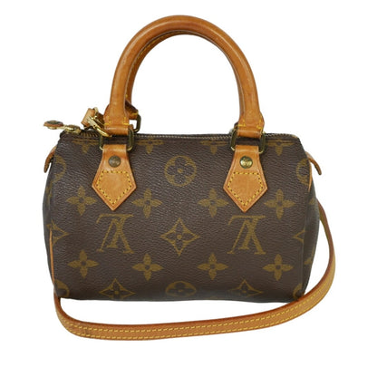 Louis Vuitton Nano Mini Speedy Shoulder Hand Bag