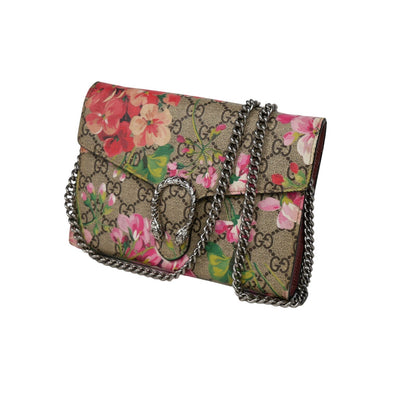 Gucci Blooms Dionysus Wallet-On-Chain Bag