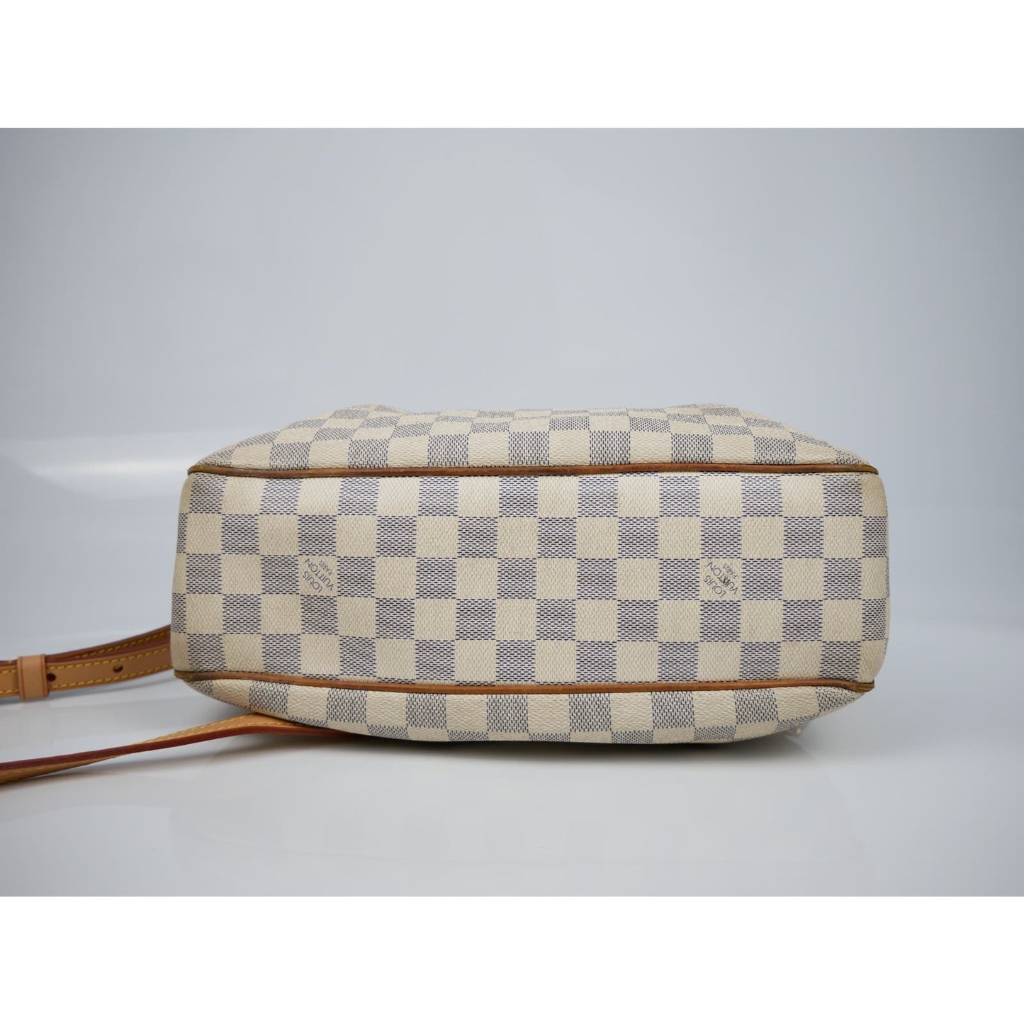 Louis Vuitton Siracusa Beige Damier Azur Canvas Shoulder Bag