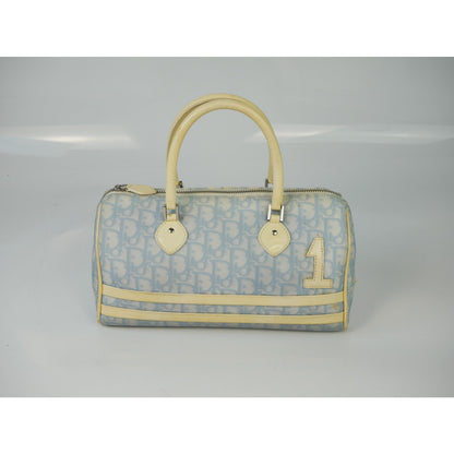 Christian Dior Light Blue Gloomy Boston Handle Bag