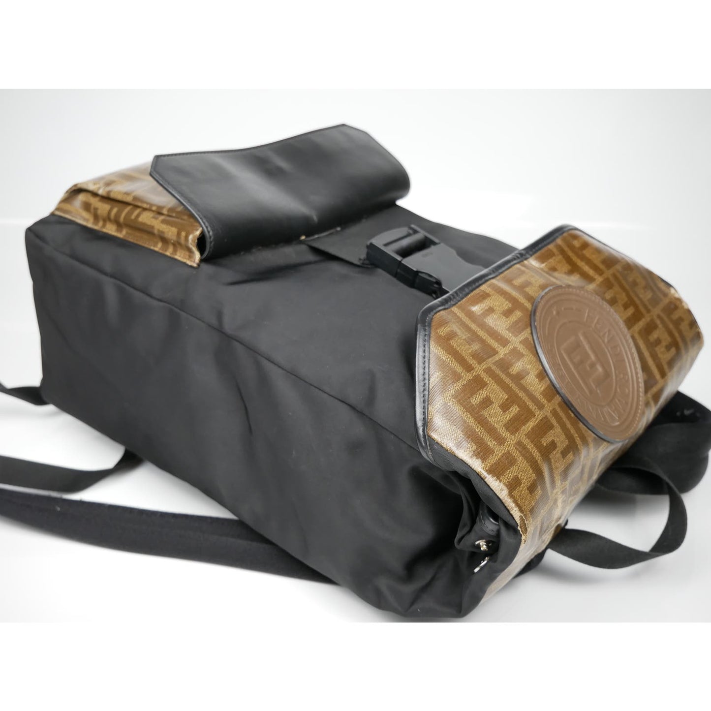 Fendi Black/Brown Zucca Backpack