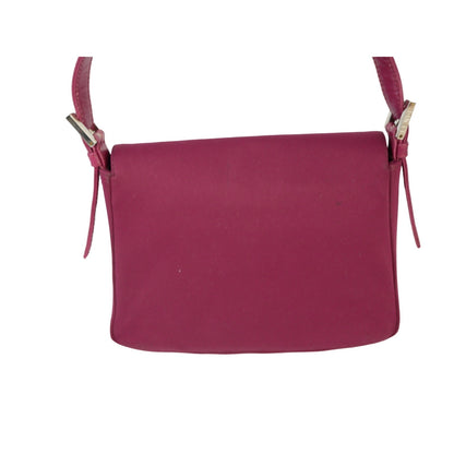 Fendi Bordeaux Mamma Baguette Shoulder Bag