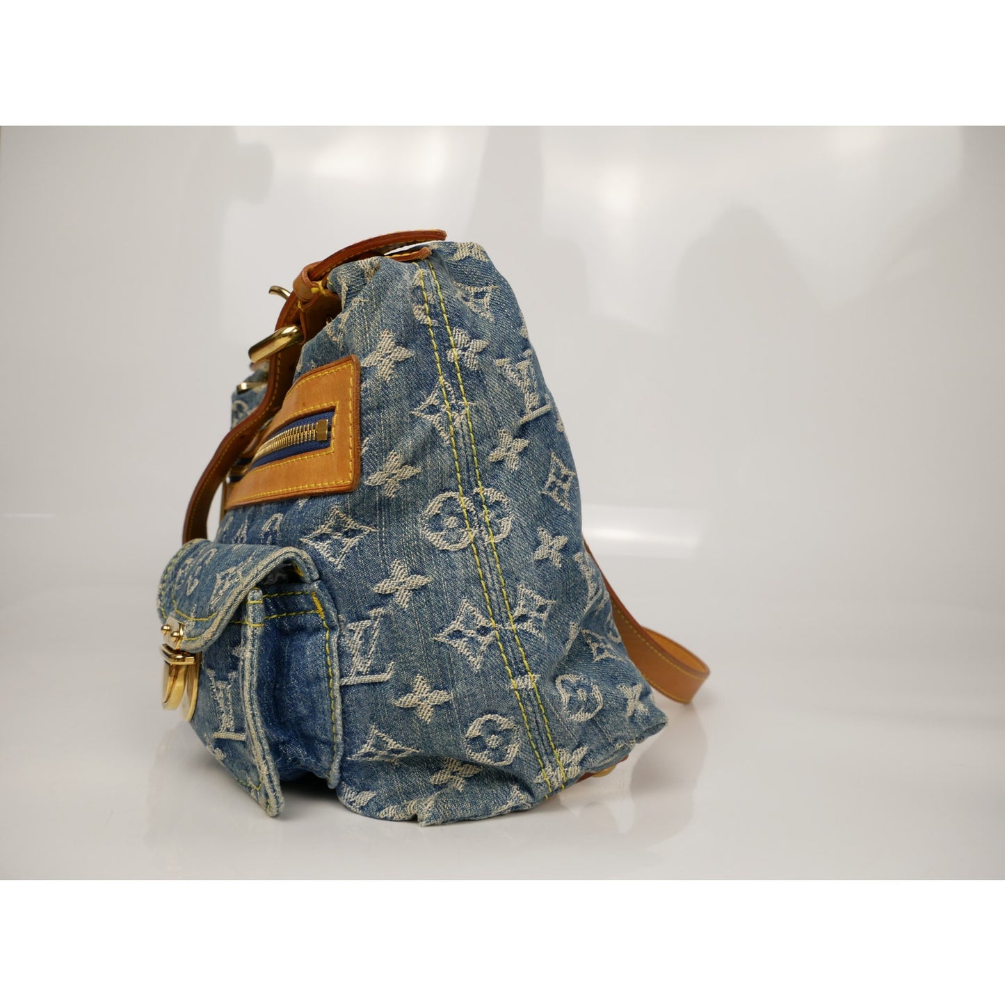 Louis Vuitton Denim Baggy Shoulder Bag