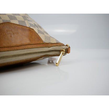 Louis Vuitton Siracusa Beige Damier Azur Canvas Shoulder Bag