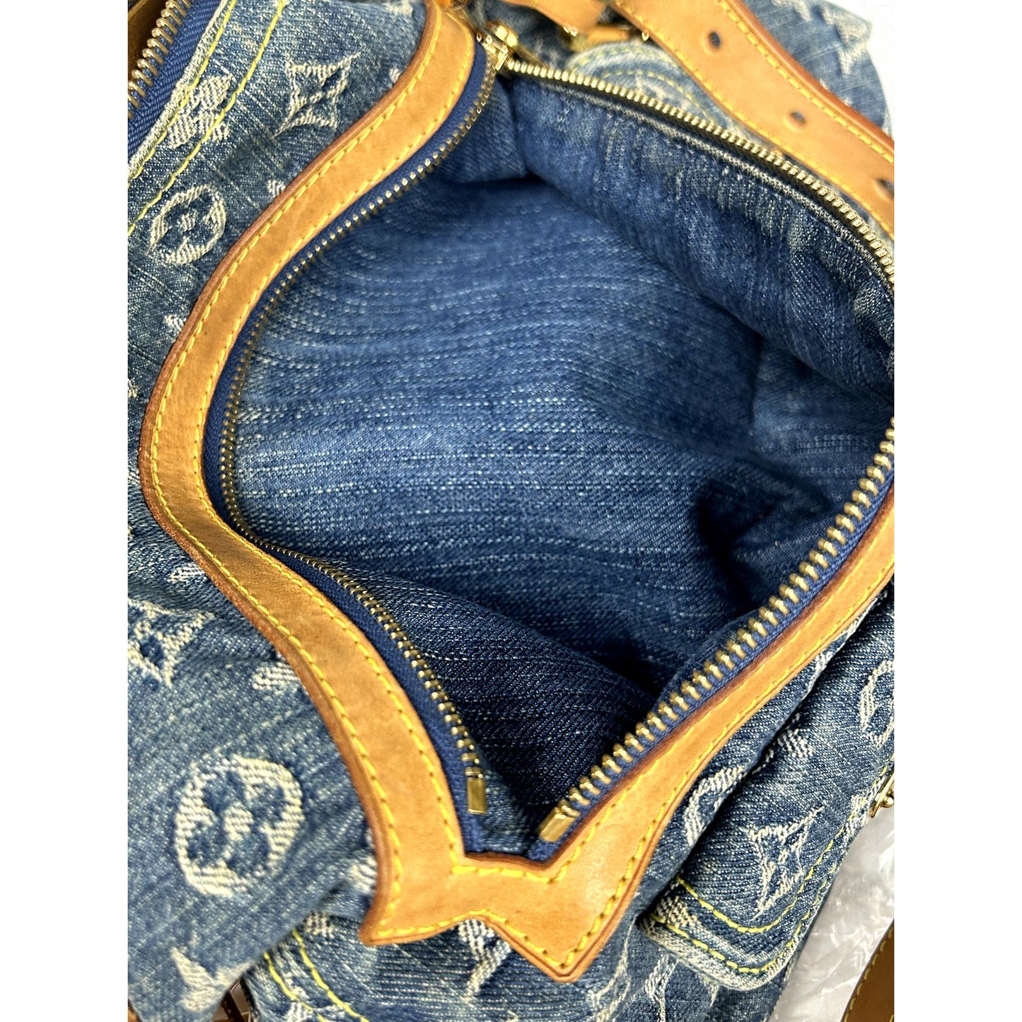 Louis Vuitton Denim Baggy Shoulder Bag