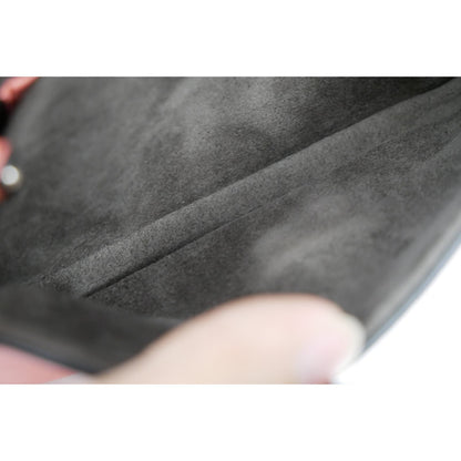 Fendi Nappa Leather And Fox Fur Micro Buggie Baguette Bag