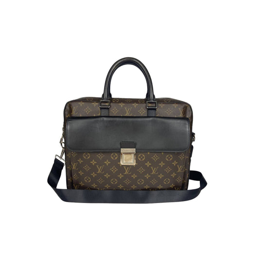 Louis Vuitton Macassar Briefcase Work Shoulder Travel Bag