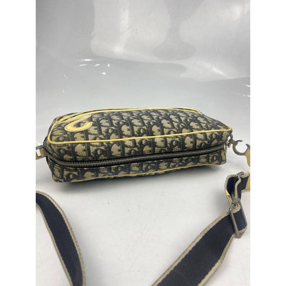 Dior Sling Trotter Navy Crossbody Bag