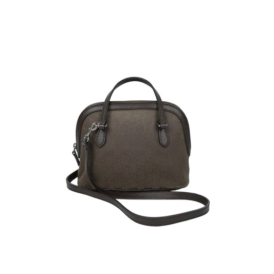 Gucci Convertible Mini Brown Monogram Dome Bag