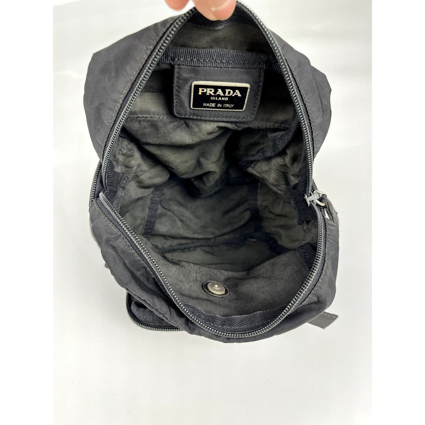 Prada Mini Nylon Backpack Nano Bag