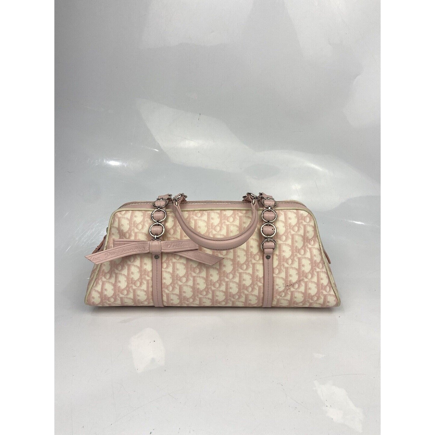 Christian Dior Pink Trotter Hand Satchel Shoulder Bag