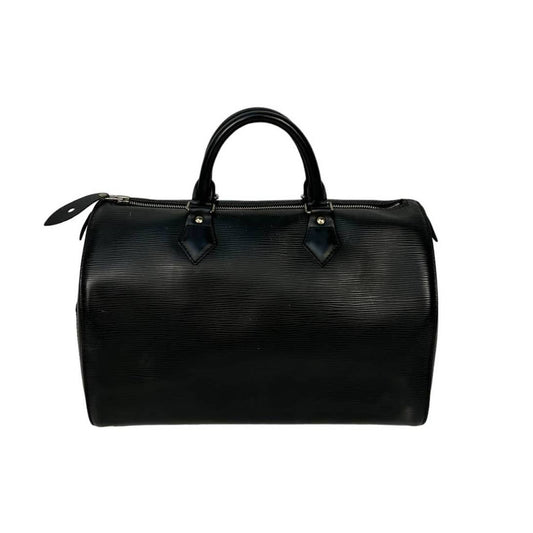 Louis Vuitton Black Epi Leather Speedy Bag