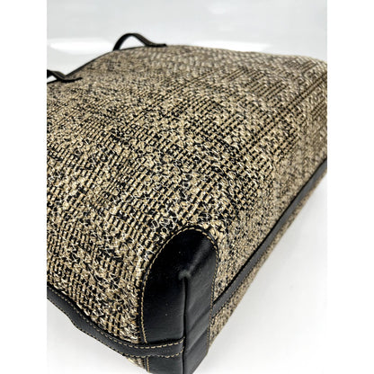 Fendi Grained Tote Shoulder Bag
