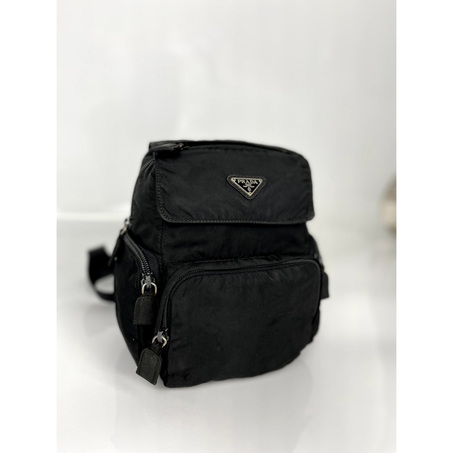 Prada Mini Nylon Backpack Nano Bag