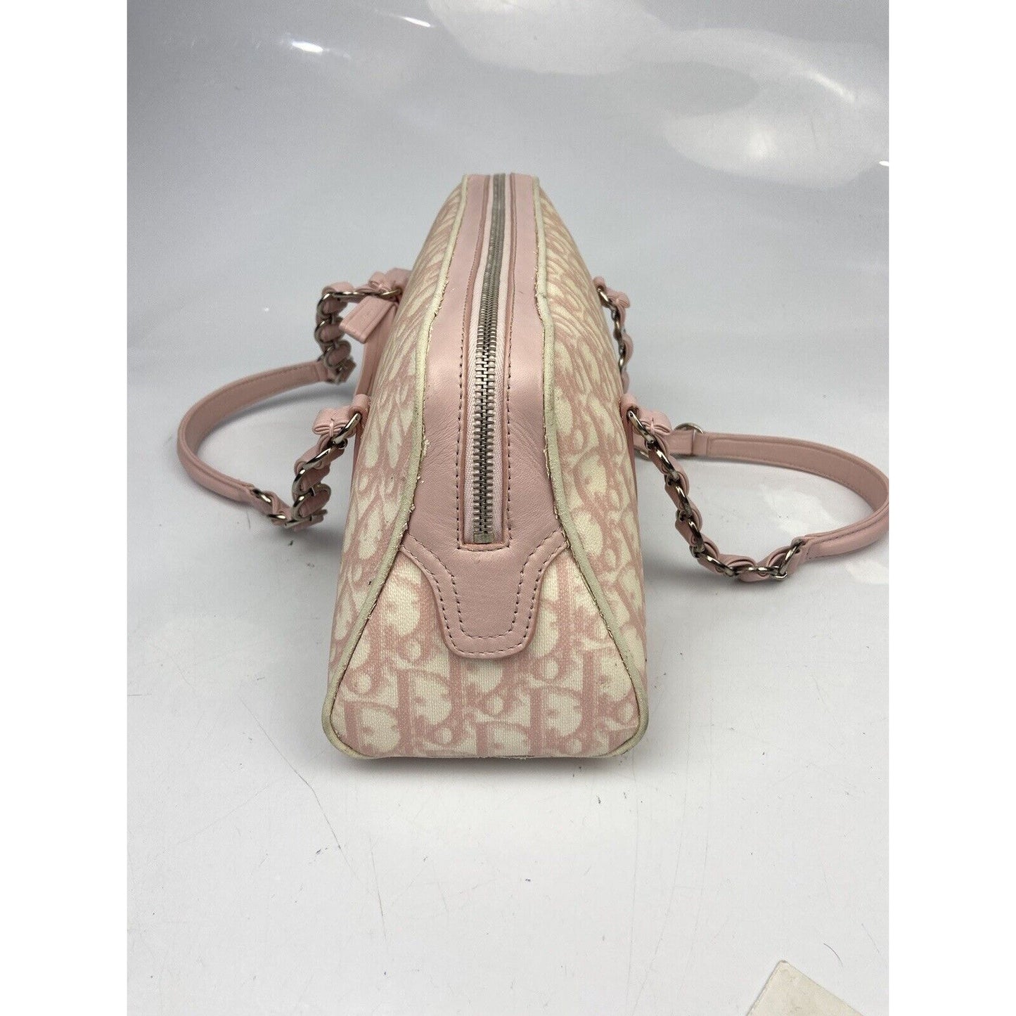 Christian Dior Pink Trotter Hand Satchel Shoulder Bag