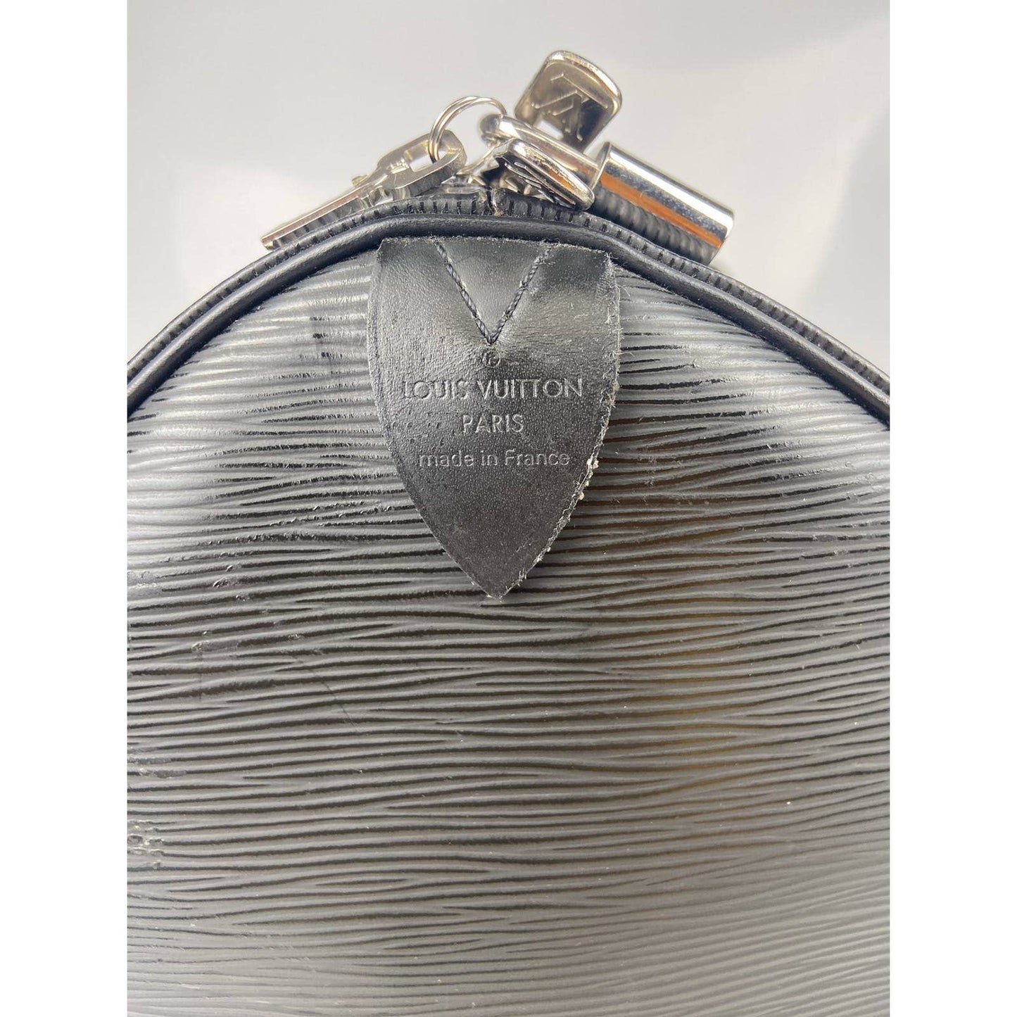 Louis Vuitton Black Silver Duffel Keepall 55