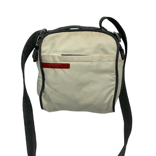 Prada Tessuto White Shoulder Bag