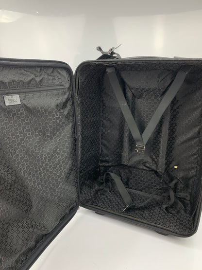 Gucci Rolling Black Canvas Luggage Bag