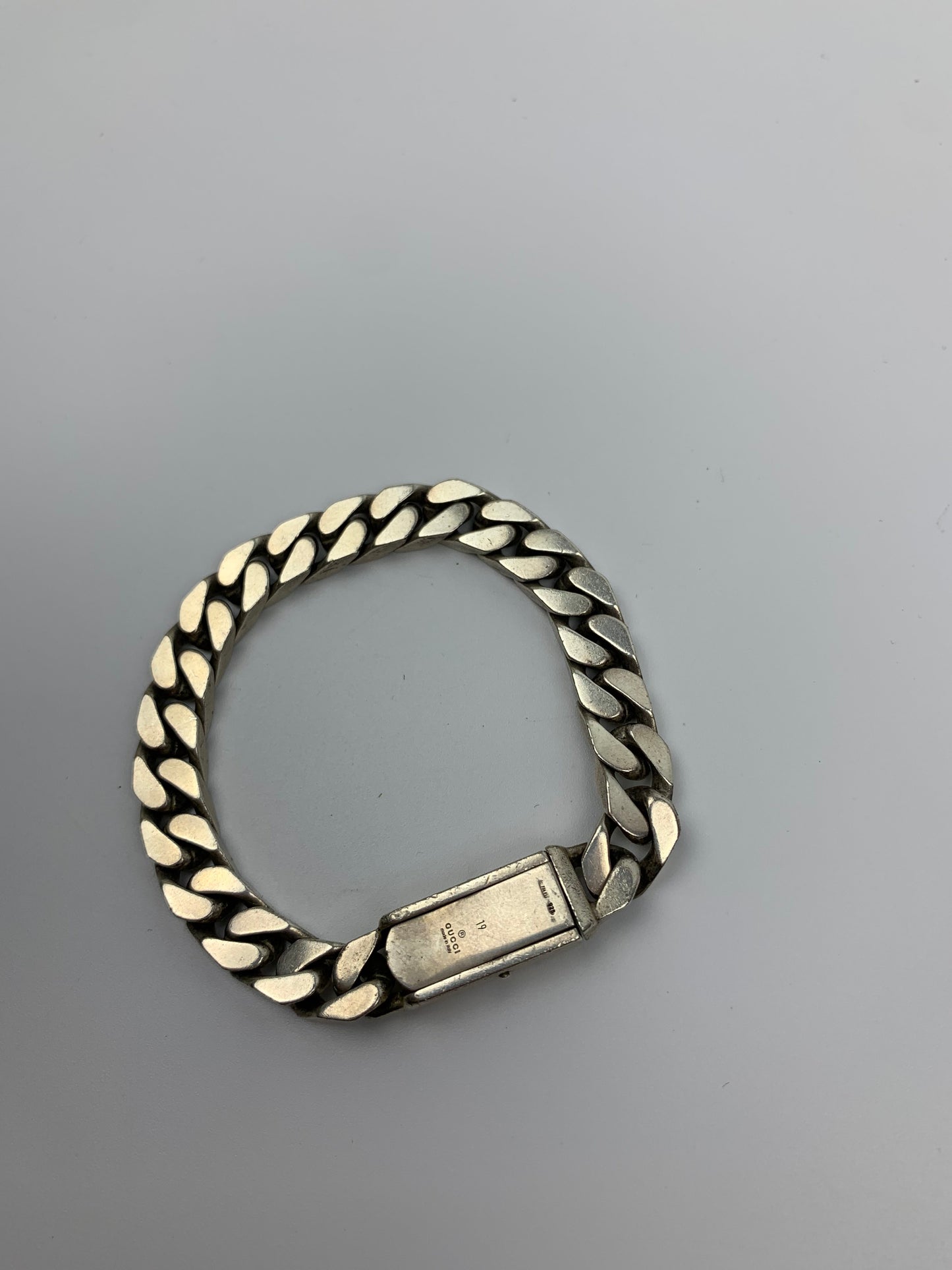 Gucci Kihei Silver 925 Chain Link Bracelet