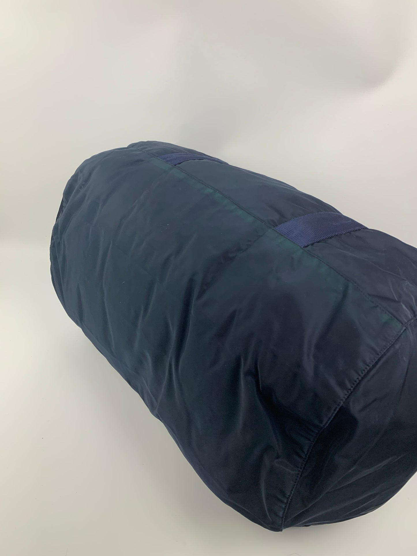 Prada Navy Blue Duffle Tessuto Shoulder Bag
