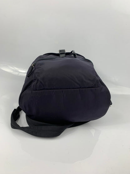Prada Tessuto Navy Blue Re-Nylon Backpack