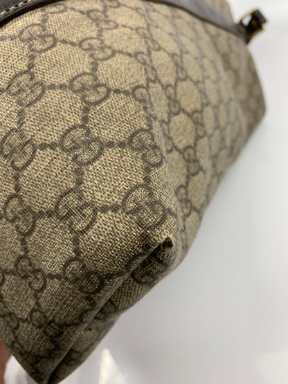 Gucci Vertical Tote Beige Leather Monogram