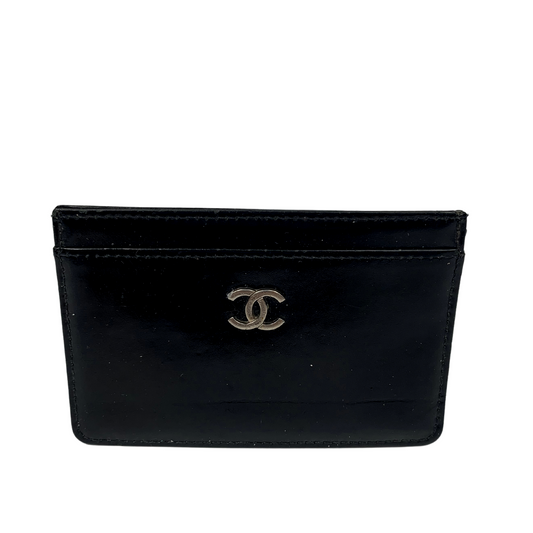 Chanel Black Glossy Classic Cardholder