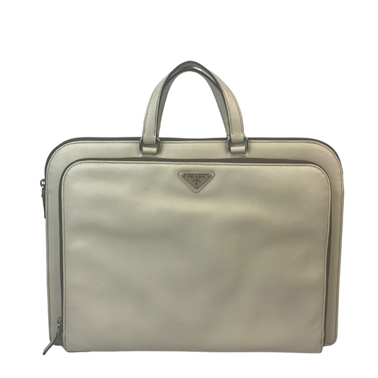 Prada Saffiano Leather Laptop Work Bag